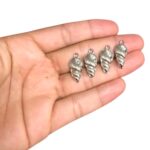 Pingente Concha Do Mar 20mm Níquel - 1 Und - Imagem 2