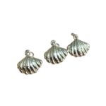 Pingente Concha C/ Argola 15mm Níquel - 1 Und