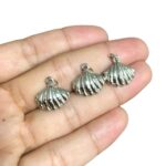 Pingente Concha C/ Argola 15mm Níquel - 1 Und - Imagem 2