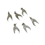 Pingente Cauda De Sereia C/Argola 20mm Níquel - 1 Und