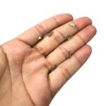 Terminal Charneira 8mm Níquel - C/ 10 Unds - Imagem 2