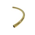 Tubo Redondo 100mm Dourado - 1 Und