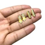 Entremeio Tubo 6x16mm Dourado Exclusivo - C/ 4 Unds - Imagem 2