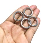 Argola 18mm Alumínio Níquel – 20 Gramas - Imagem 2