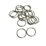 Argola de Acabamento 16mm Latão Níquel - 20 Gramas