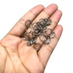 Argola Dupla 8.5mm Aço - 20 Gramas - Imagem 2