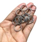 Argola 14mm Alumínio Níquel – 20 Gramas - Imagem 2