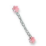 Aplique P/ Crocs Corrente 9cm Alumínio Níquel – 1 Und