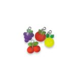 Pingente Fruta Diversas Resina - 1 Und
