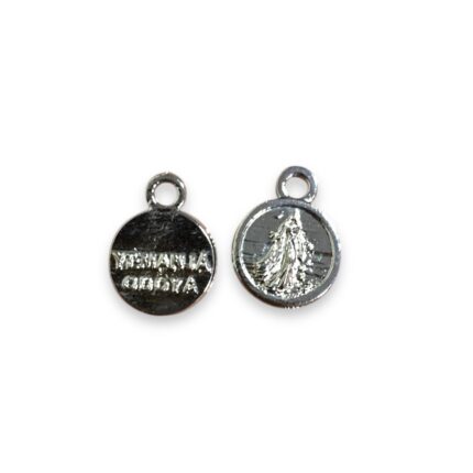 Pingente Orixá Iemanjá 18mm Níquel - 1 Und