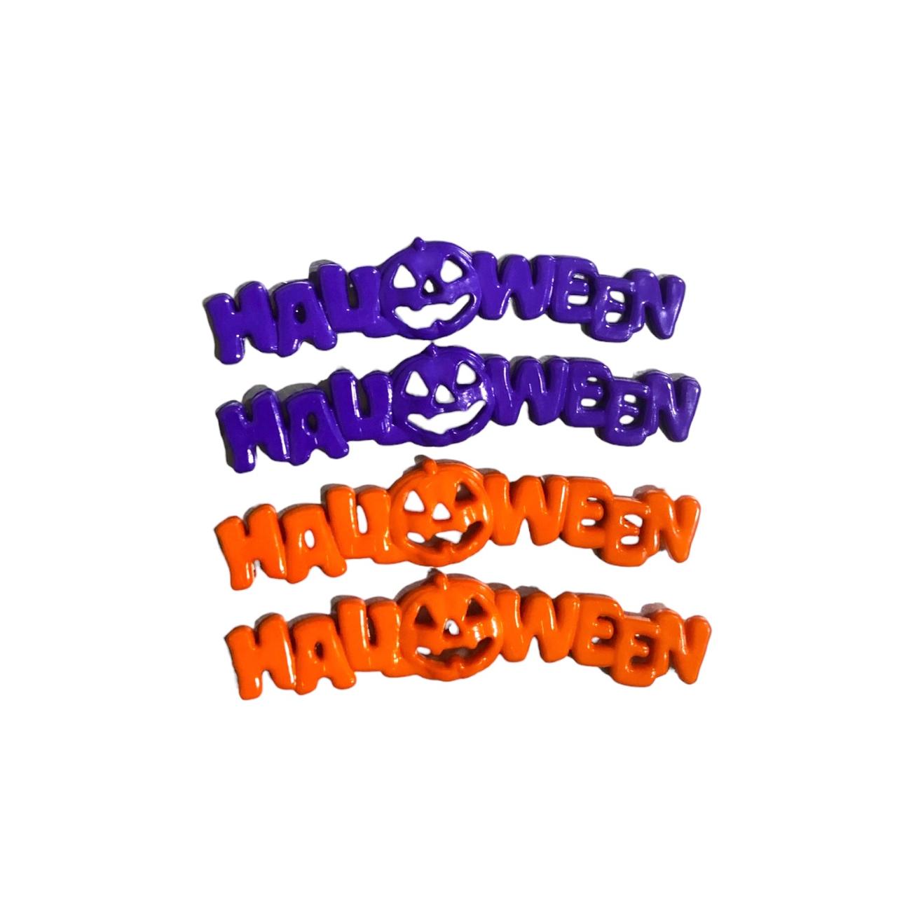 WhatsApp Image 2025-10-30 at 09.31.22 (8) Aplique Hallowenn 48mm Plástico - 1 Und - Imagem 1