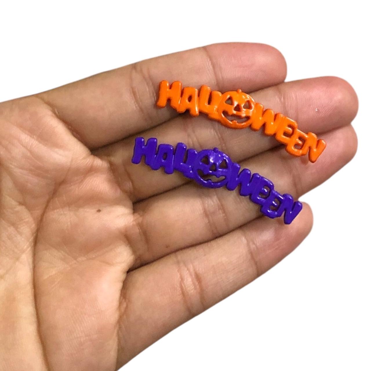 WhatsApp Image 2025-10-30 at 09.31.22 (9) Aplique Hallowenn 48mm Plástico - 1 Und - Imagem 2