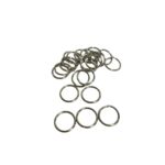 Argola de Acabamento 14mm Latão Níquel – 20 Gramas