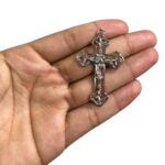 Pingente Cruz 50mm Níquel - 1 Und - Imagem 2