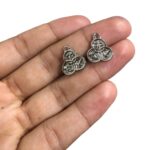 Pingente Santíssima Trindade 15mm Níquel - 1 Und - Imagem 2