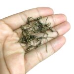 Base Brinco Anzol 21mm Latão Ouro Velho – 10 Pares - Imagem 2