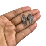 Pingente Caixão 25mm Níquel - 1 Und - Imagem 2