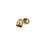 Ponteira Trabalhada 8x12mm Dourado - 1 Und