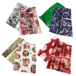 Saco P/ Presente Natalino 20x25cm Metalizado - C/ 2 Unds