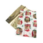 Saco P/ Presente Natalino 20x25cm Metalizado - C/ 2 Unds - Imagem 4