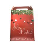 Caixa Papel Natalino 9x22x29cm - 1 Und - Imagem 3