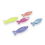 Pingente Peixe 35mm Transparente Acrílico - 1 Und