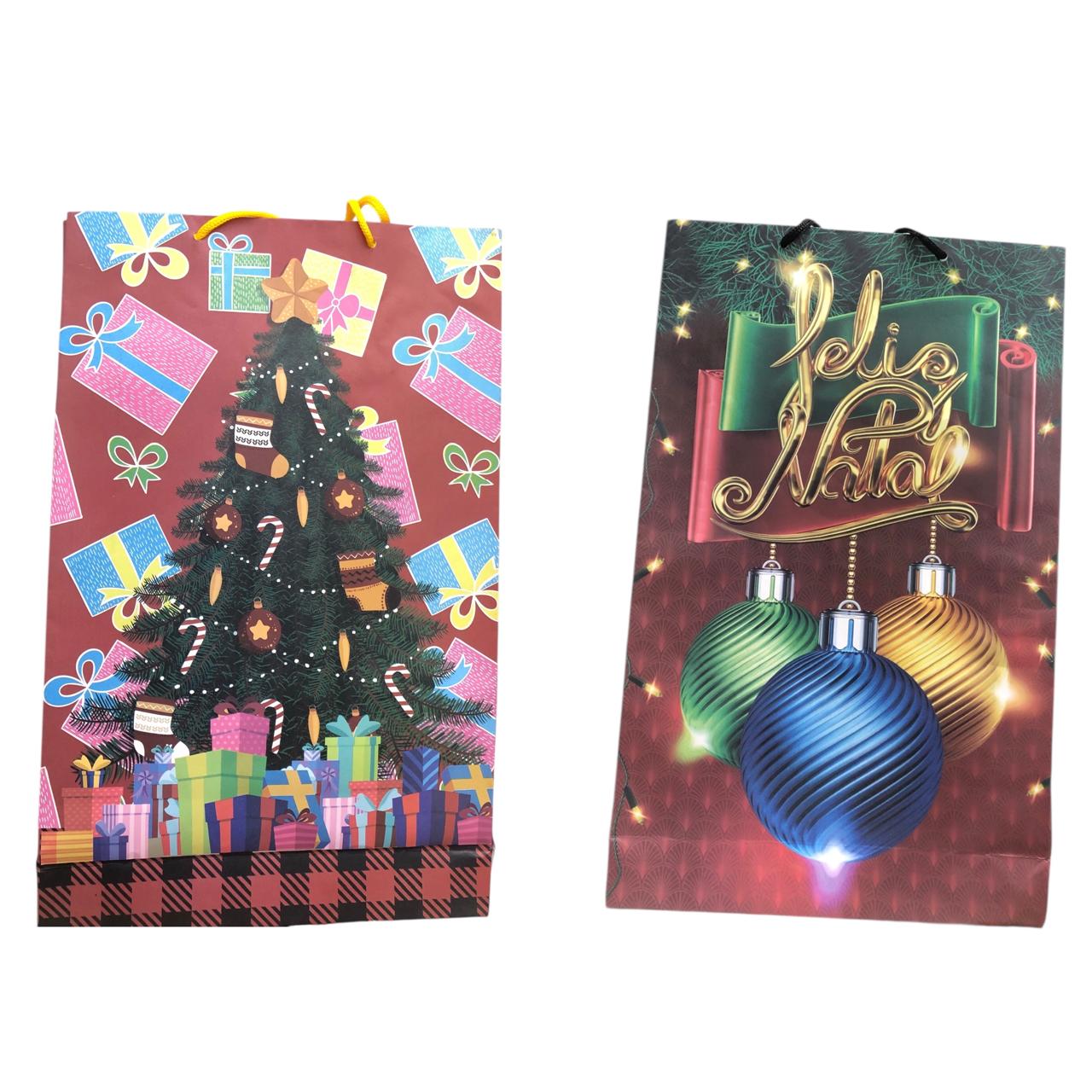 WhatsApp Image 2025-11-07 at 15.25.42 Sacola Papel Natalino 24x38cm - 1 Und - Imagem 1