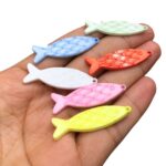 Pingente Peixe 35mm Leitoso Acrílico – 1 Und - Imagem 2