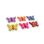 Aplique Pingente Borboleta  20mm Emborrachado - 1 Und - Imagem 3