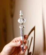 Caneta Esferográficas Miçanga C/Strass 14,5cm – 1 Und - Imagem 3