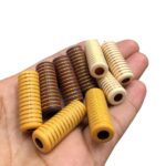 Conta Tubo Estilo Madeira 29mm Acrílico – 20 Gramas - Imagem 2