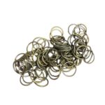 Argola de Acabamento 10mm Latão Ouro Velho - 20 Gramas