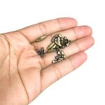 Fecho Canoa 2.4 Latão Ouro Velho - C/ 20 Unds - Imagem 2