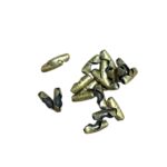 Fecho Canoa 2.4 Latão Ouro Velho - C/ 20 Unds