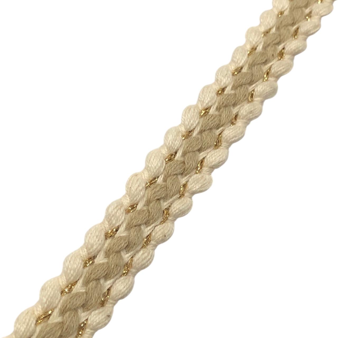 WhatsApp Image 2025-11-11 at 14.34.58 Galão Trançado 14mm C/ Dourado - Metro - Imagem 1