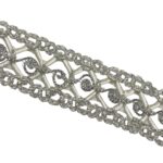 Galão Poliéster 3cm Prata - Metro