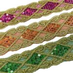 Galão Lantejoula 5.5cm Poliéster - Metro