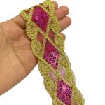 Galão Lantejoula 5.5cm Poliéster - Metro - Imagem 2