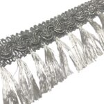 Galão Franja 4.5cm Prata - Metro