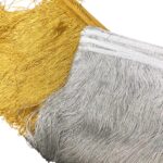 Galão Franja De Seda 30cm C/ Fio Metalizado - Metro