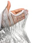 Galão Franja De Seda 30cm C/ Fio Metalizado - Metro - Imagem 3