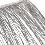 Galão Franja De Seda 30cm C/ Fio Metalizado - Metro - Imagem 7