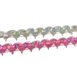 Galão Lantejoula Flor 1.5cm Poliéster - Metro