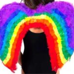 Asa De Anjo Arco-Íris Carnaval - 1 Und - Imagem 3