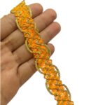 Galão Poliéster 2cm Laranja – Metro - Imagem 2