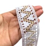 Galão Linha C/ Dourado 5cm - Metro - Imagem 2