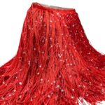 Galão Franja Seda C/ Paetê 30cm Color - Metro - Imagem 6