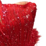 Galão Franja Seda C/ Paetê 30cm Color - Metro - Imagem 3