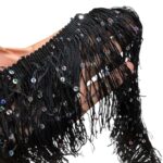 Galão Franja Seda C/ Paetê 30cm Color – Metro - Imagem 6