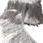 Galão Franja Seda C/ Paetê 30cm Color – Metro - Imagem 3